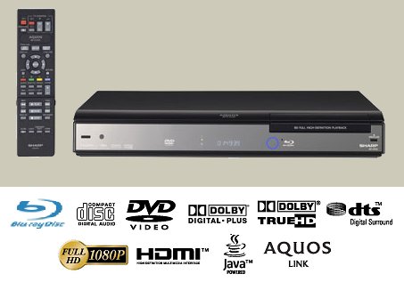 Sharp BluRay Player DVD system