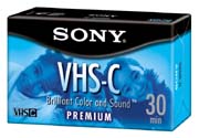 VHS C tapes