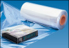 DVD shrink wrap roll with 96,000 square inches of PVC wrap
